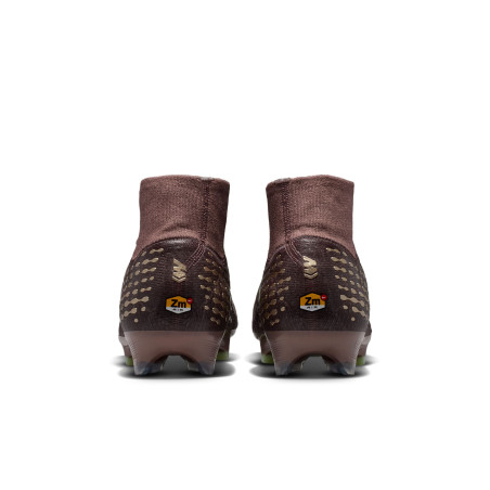 Nike Air Zoom Mercurial Superfly 10 Elite Mbappé FG marron vert