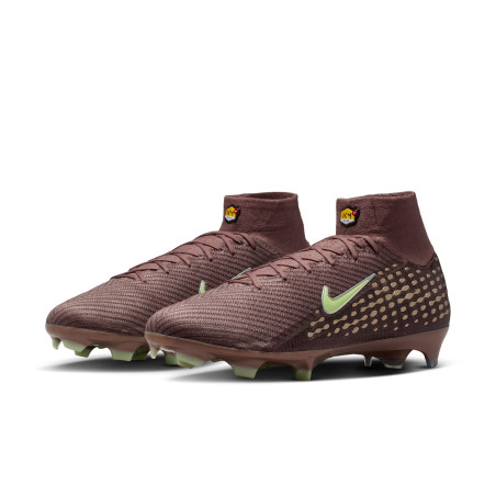 Nike Air Zoom Mercurial Superfly 10 Elite Mbappé FG marron vert