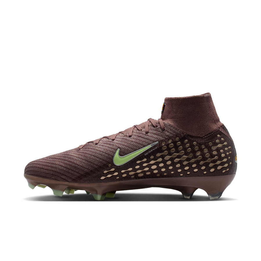 Nike Air Zoom Mercurial Superfly 10 Elite Mbappé FG marron vert