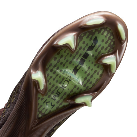 Nike Air Zoom Mercurial Superfly 10 Elite Mbappé FG marron vert