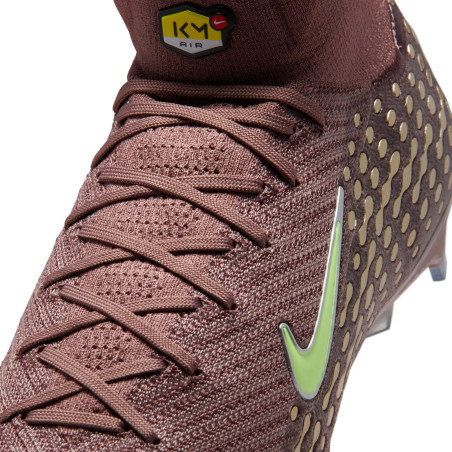 Nike Air Zoom Mercurial Superfly 10 Elite Mbappé FG marron vert