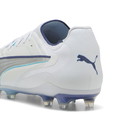 Puma King 20 Ultimate FG/AG blanc bleu