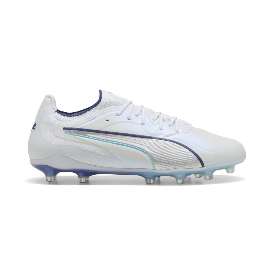 Puma King 20 Ultimate FG/AG blanc bleu