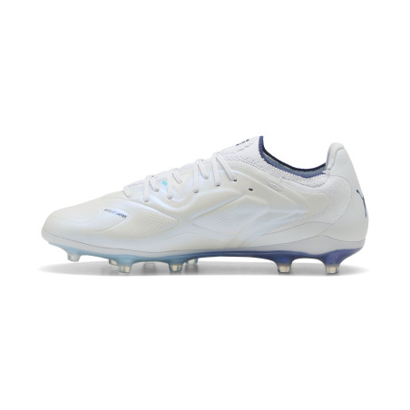 Puma King 20 Ultimate FG/AG blanc bleu
