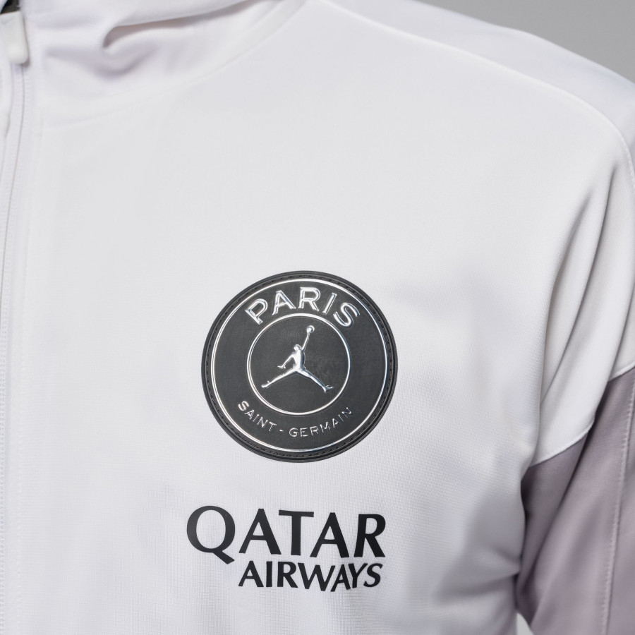 Ensemble survêtement PSG Strike blanc rose