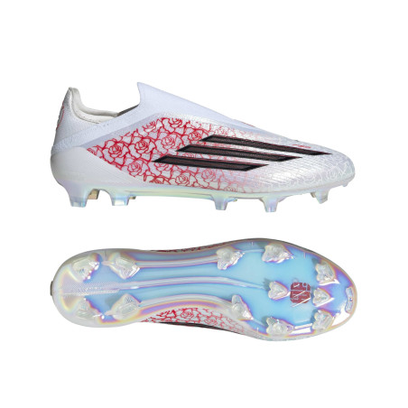 adidas F50 Lamine Yamal LaceLess Elite FG blanc rouge