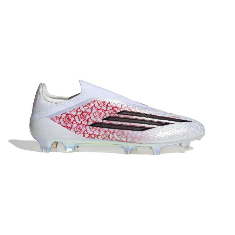adidas F50 Lamine Yamal LaceLess Elite FG blanc rouge