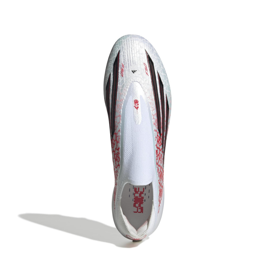 adidas F50 Lamine Yamal LaceLess Elite FG blanc rouge