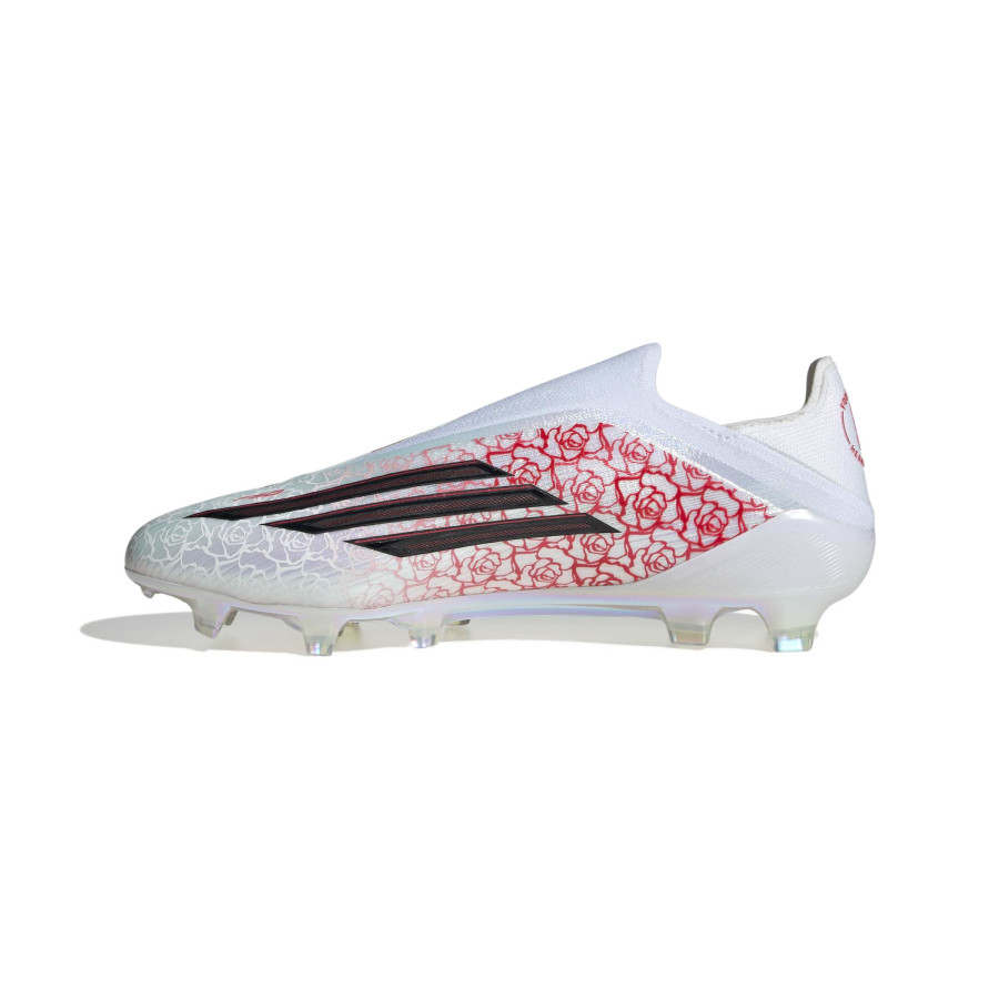 adidas F50 Lamine Yamal LaceLess Elite FG blanc rouge
