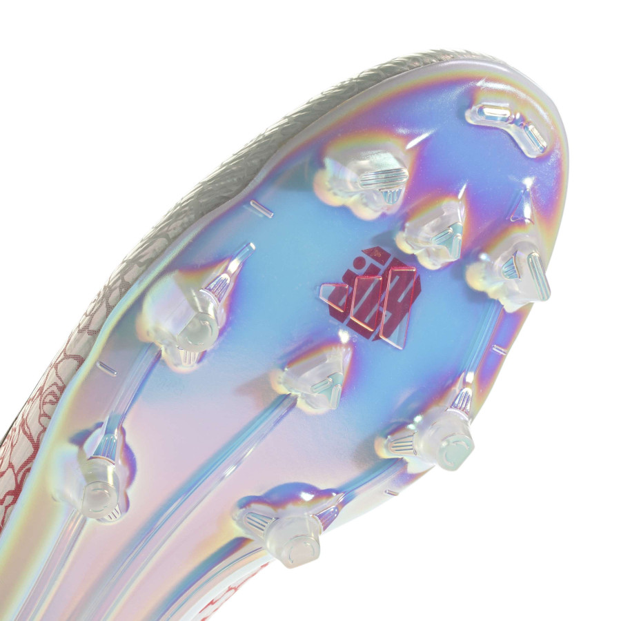 adidas F50 Lamine Yamal LaceLess Elite FG blanc rouge