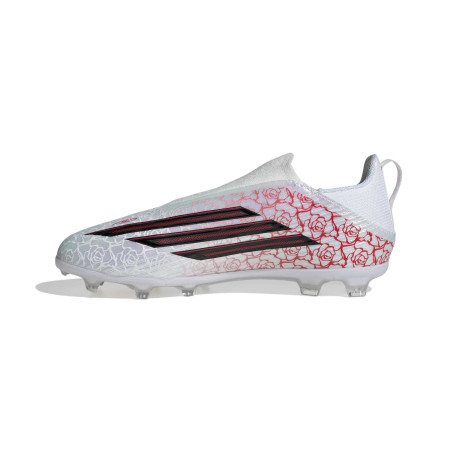 adidas F50 Lamine Yamal junior LaceLess League FG/MG blanc rouge