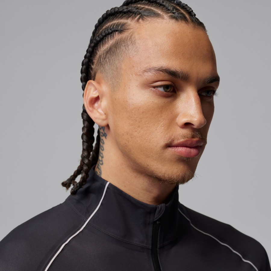 Sweat zippé PSG Strike Elite Aerogami noir blanc