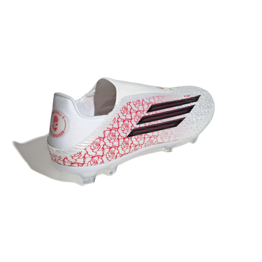 adidas F50 Lamine Yamal LaceLess League FG/MG blanc rouge