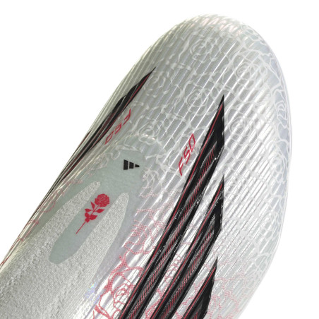 adidas F50 Lamine Yamal LaceLess League FG/MG blanc rouge