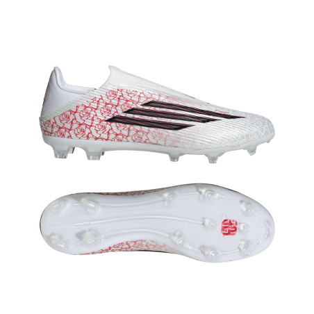 adidas F50 Lamine Yamal LaceLess League FG/MG blanc rouge