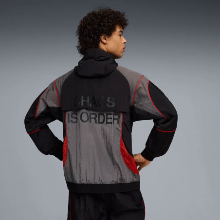 Veste survêtement Milan AC x Slam Jam noir rouge