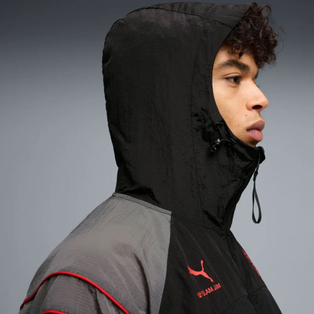 Veste survêtement Milan AC x Slam Jam noir rouge