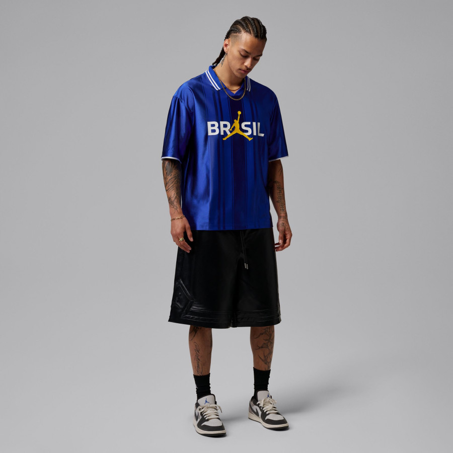 T-shirt Lifestyle Brésil Jordan bleu