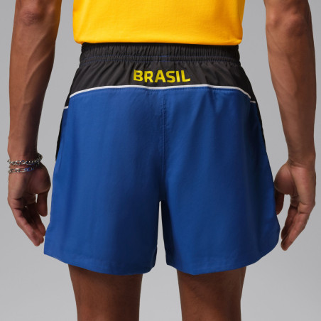 Short Lifestyle Brésil bleu jaune