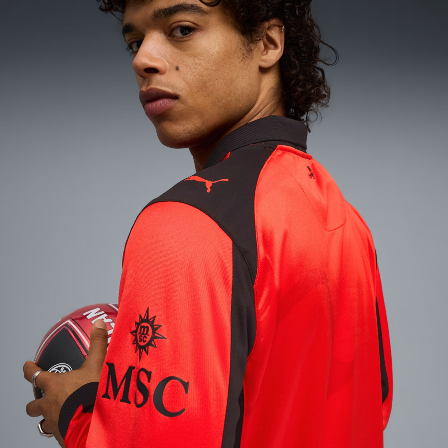 Maillot manches longues Milan AC X Slam Jam rouge 2025/26