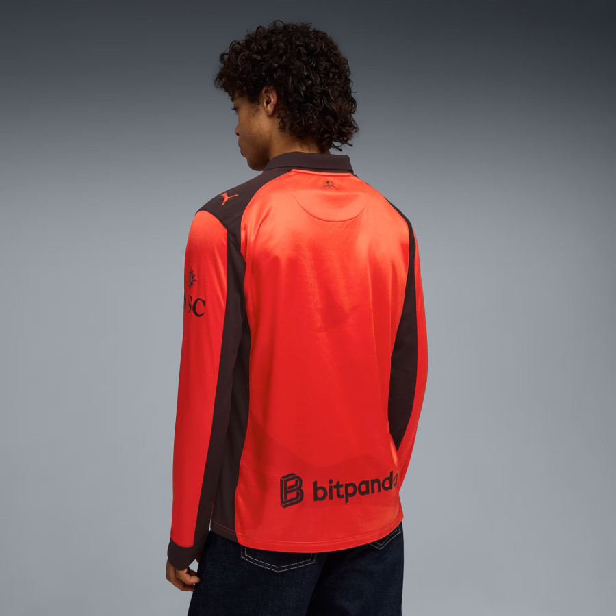 Maillot manches longues Milan AC X Slam Jam rouge 2025/26