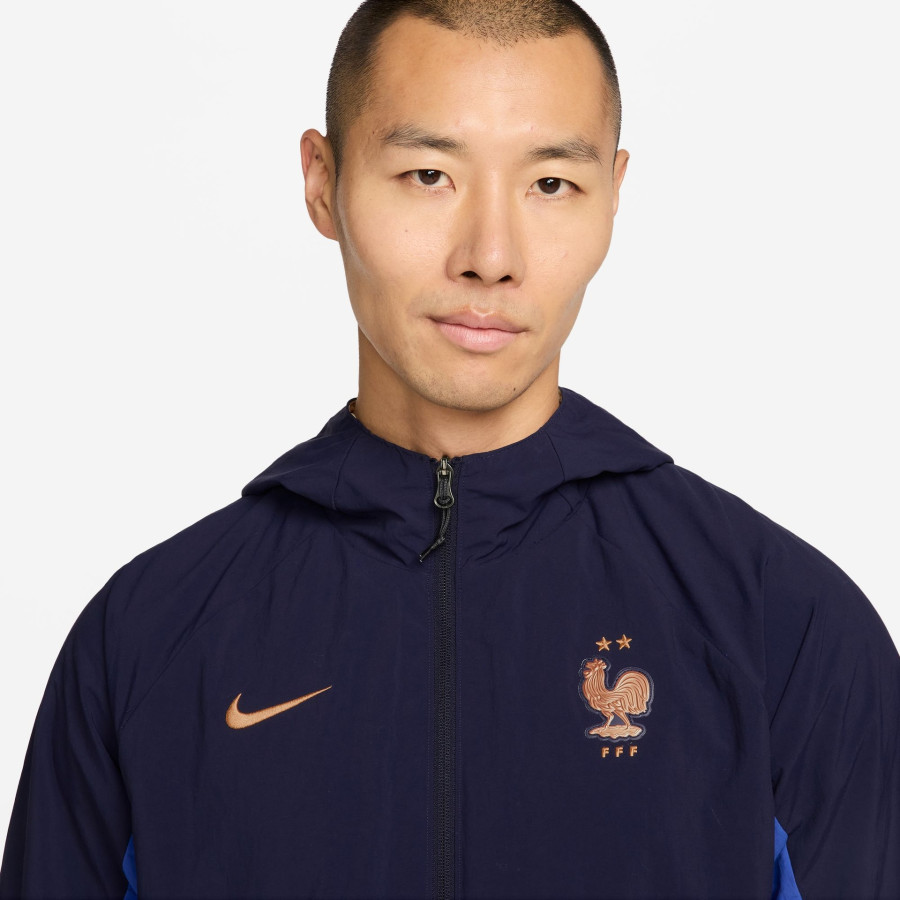 Coupe vent Equipe de France bleu