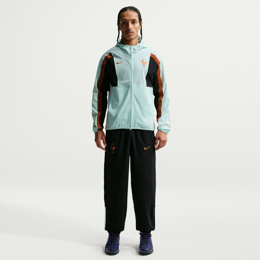 Veste survêtement Equipe de France Energy woven bleu noir