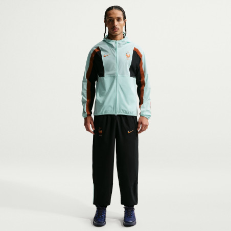 Veste survêtement Equipe de France Energy woven bleu noir