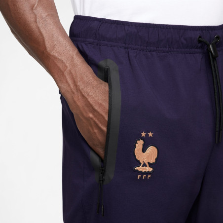 Pantalon survêtement Equipe de France Tech Woven bleu
