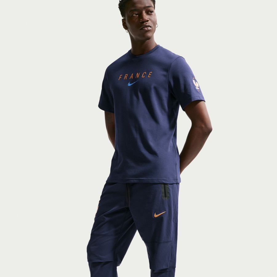 Pantalon survêtement Equipe de France Tech Woven bleu