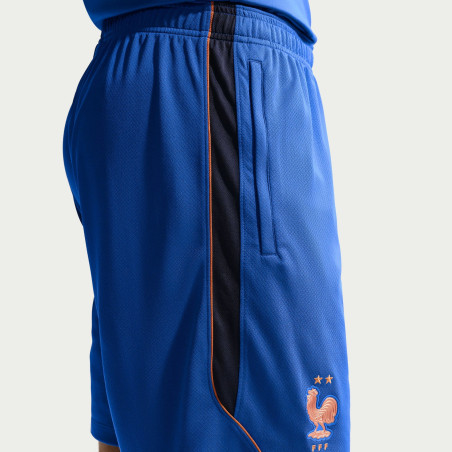 Short entraînement Equipe de France strike bleu
