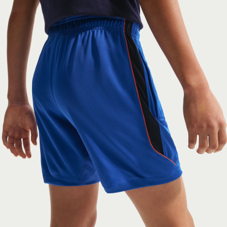 Short entraînement junior Equipe de France strike bleu