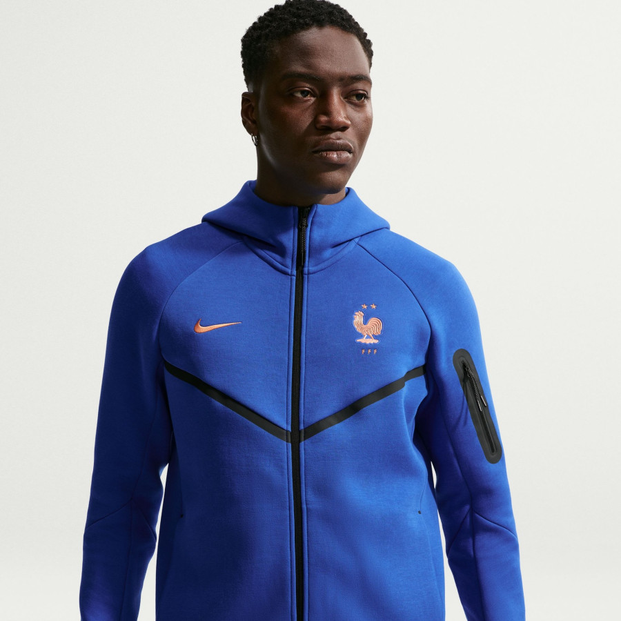 Veste survêtement Equipe de France TechFleece bleu