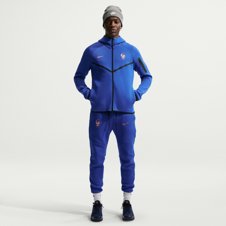 Veste survêtement Equipe de France TechFleece bleu