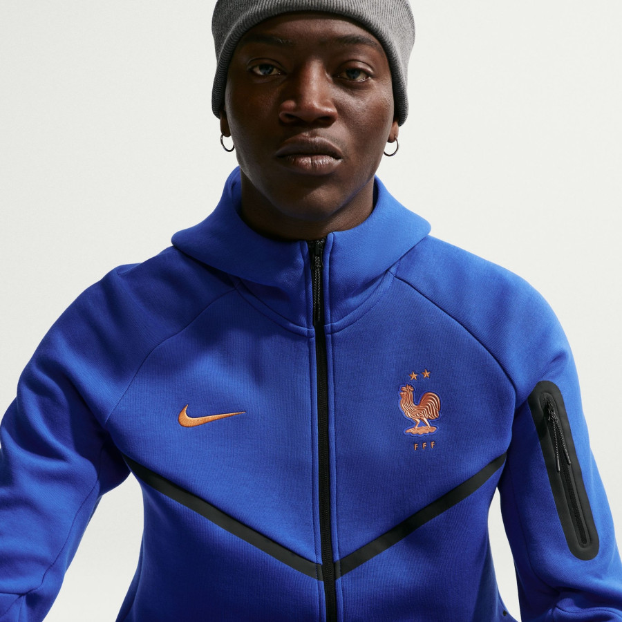 Veste survêtement Equipe de France TechFleece bleu