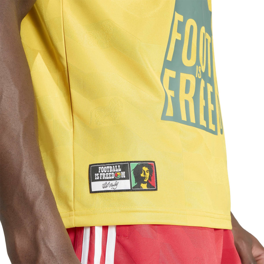 Maillot Jamaïque x Bob Marley Originals jaune vert