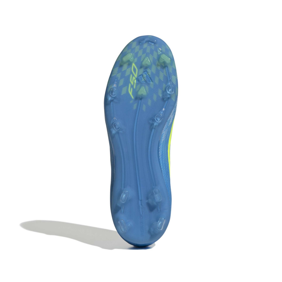 adidas F50 Elite junior Laceless FG bleu jaune