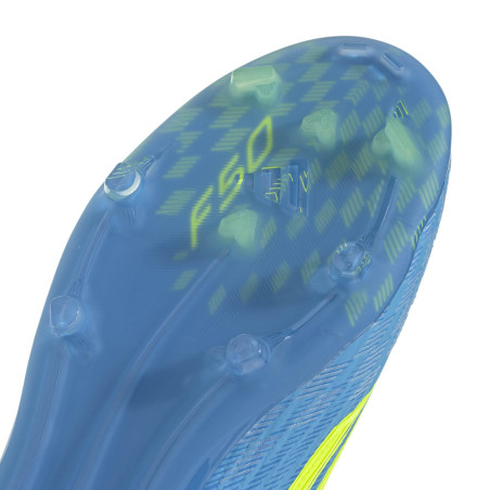 adidas F50 Elite junior Laceless FG bleu jaune