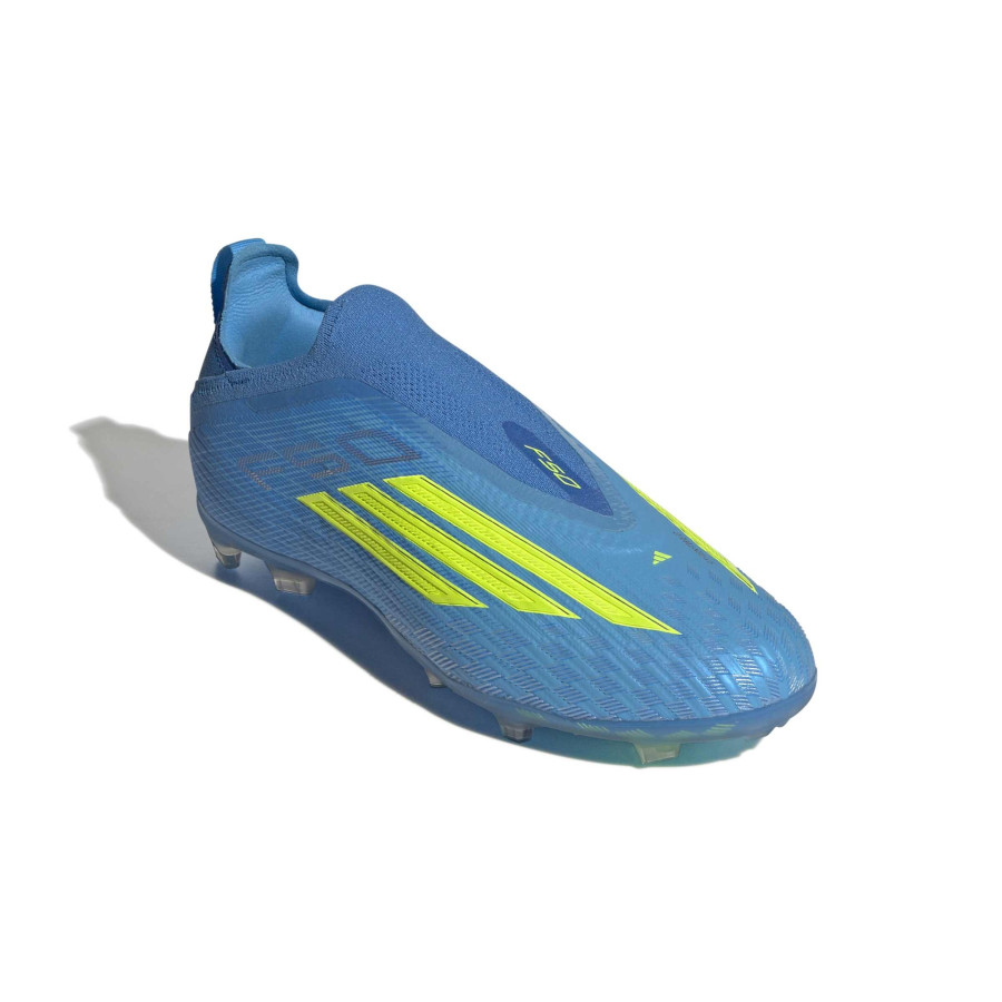 adidas F50 Elite junior Laceless FG bleu jaune