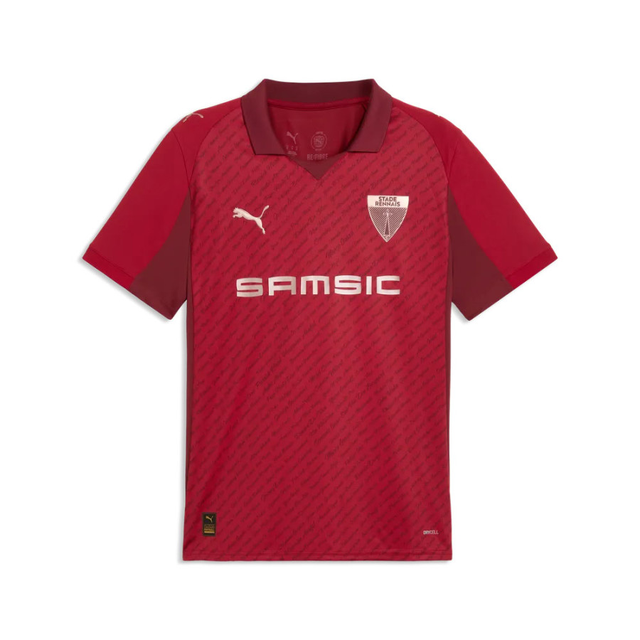 Maillot Stade Rennais 125e anniversaire rouge