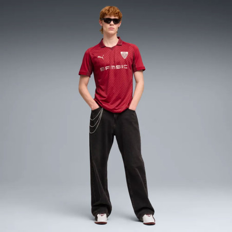 Maillot Stade Rennais 125e anniversaire rouge