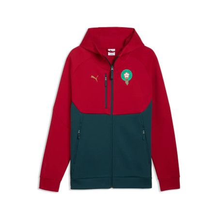 Veste survêtement Maroc PumaTech rouge vert