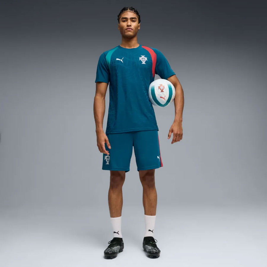 Short entraînement Portugal bleu
