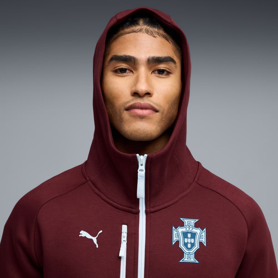 Veste survêtement Portugal PumaTech rouge bleu