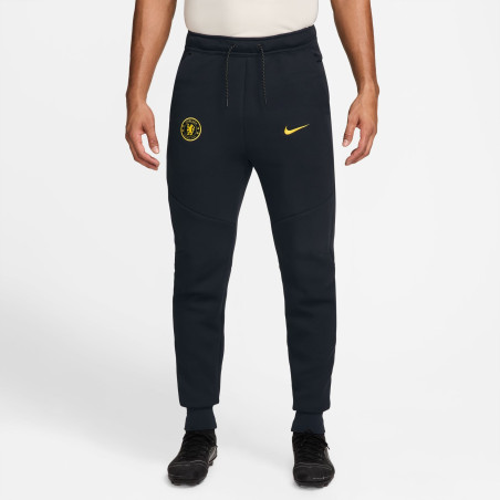 Pantalon survêtement Chelsea TechFleece noir jaune