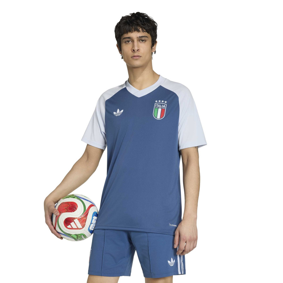 Maillot avant match Italie bleu blanc