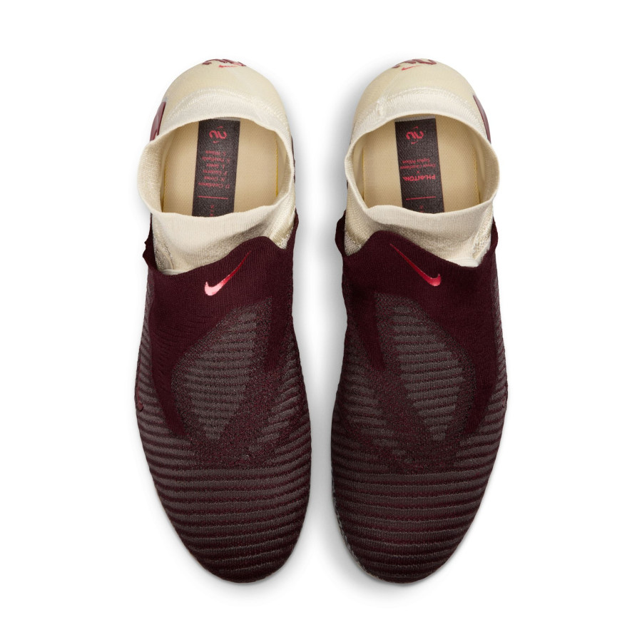 Nike Phantom 6 montante United 3 Elite FG rouge blanc