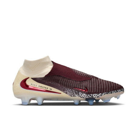 Nike Phantom 6 montante United 3 Elite FG rouge blanc