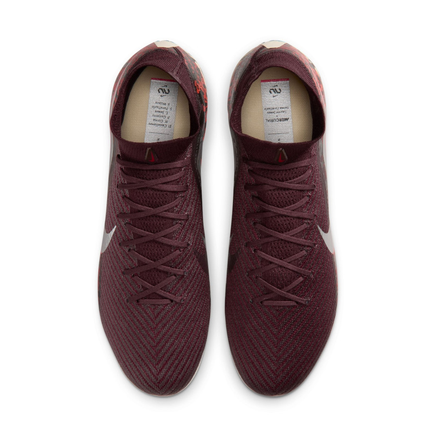 Nike Air Zoom Mercurial Superfly 10 United 3 Elite FG rouge blanc