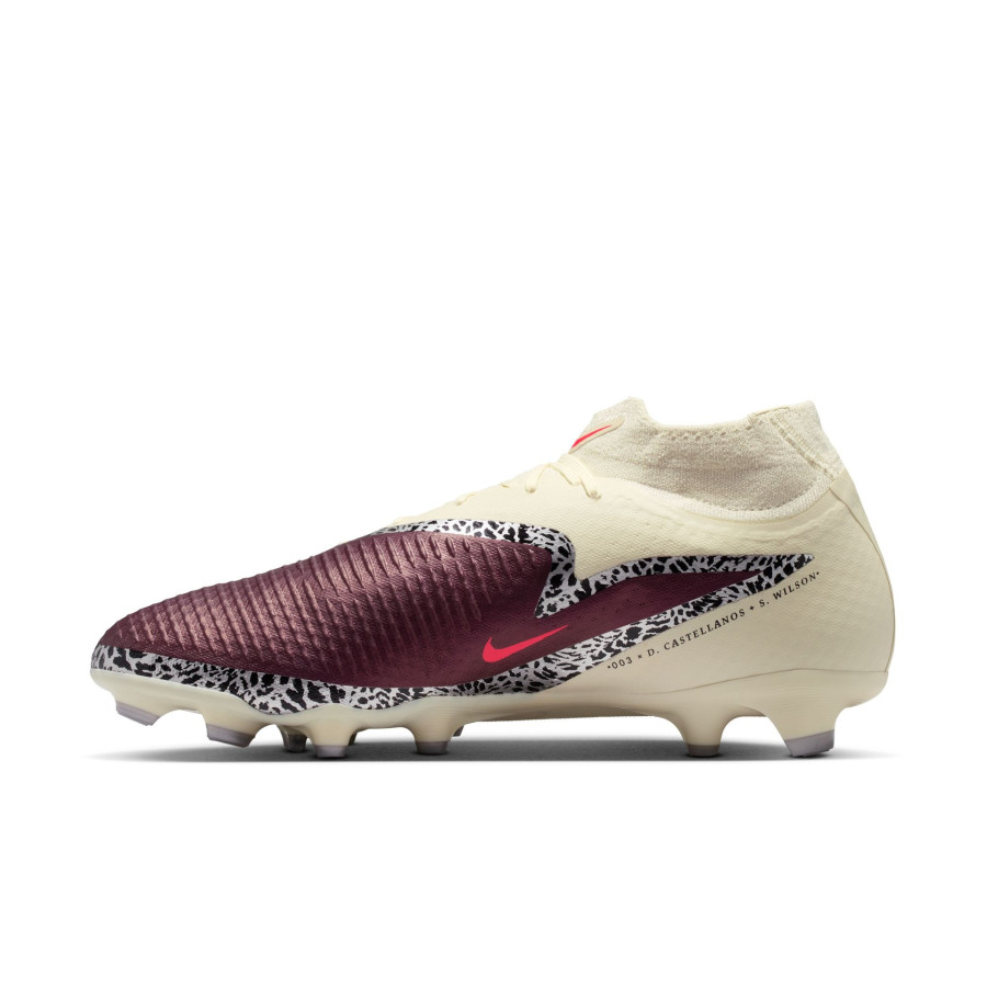 Nike Phantom 6 montante United 3 Academy FG/MG rouge blanc